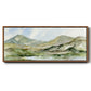 Serene Mountains II - Floater Framed Canvas Print