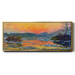 Sunset on the Seine in Winter, 1880 - Floater Framed Canvas Print