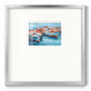 Primary Boats II Premium Framed Print Double Matboard