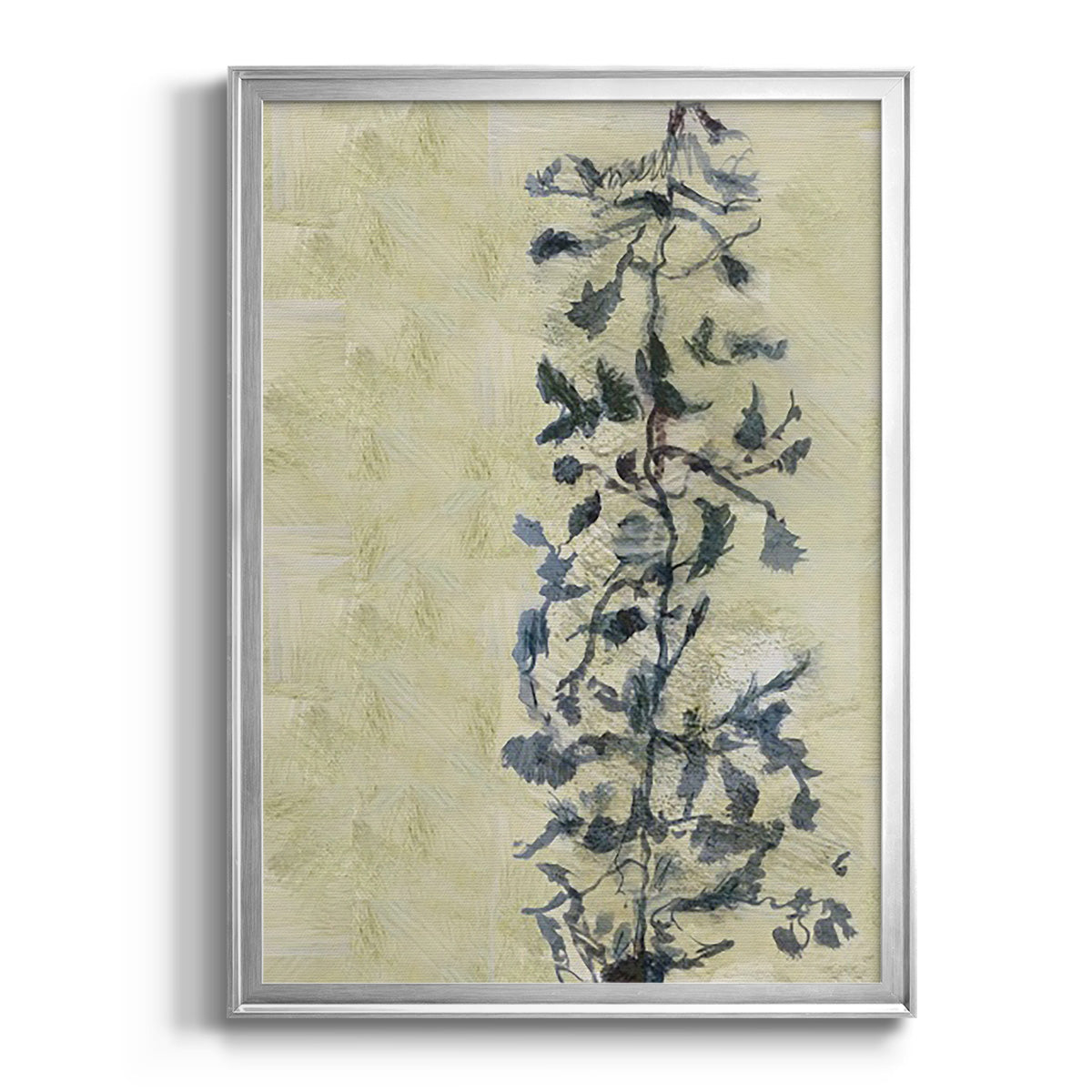 Chinoiserie 2 Tan I - Modern Framed Canvas Print