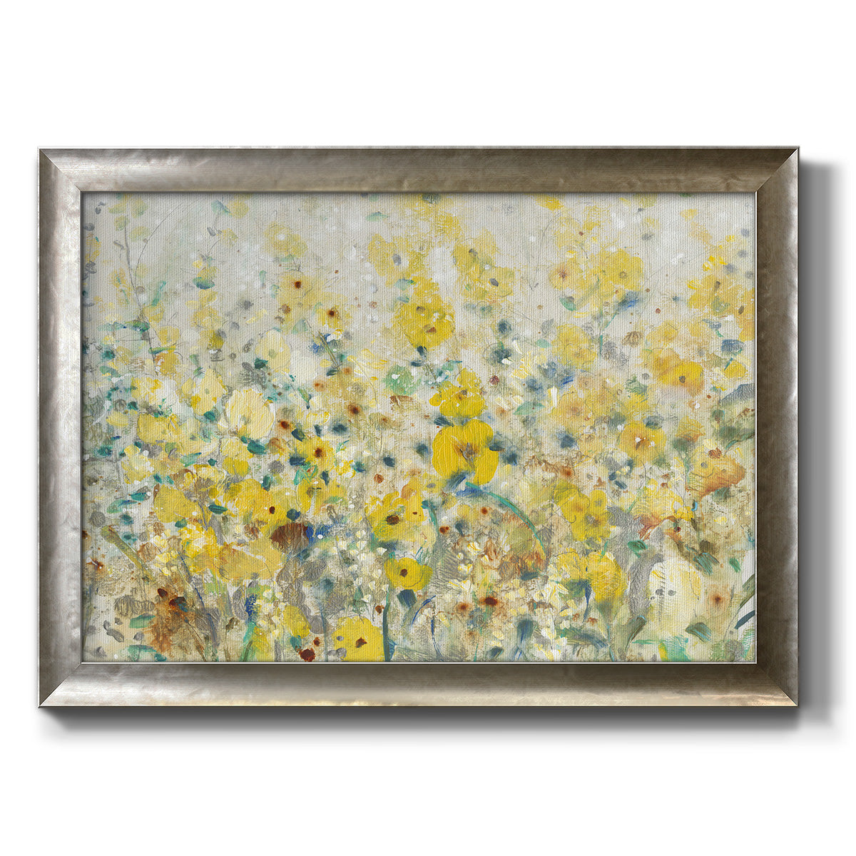 Cheerful Garden II Premium Framed Canvas- Ready to Hang