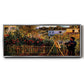 Monet Painting in His Garden in Argenteuil - Floater Framed Canvas Print