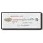 Wishing Arrow - Floater Framed Canvas Print