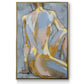 Grey Maiden II - Floater Framed Canvas Print