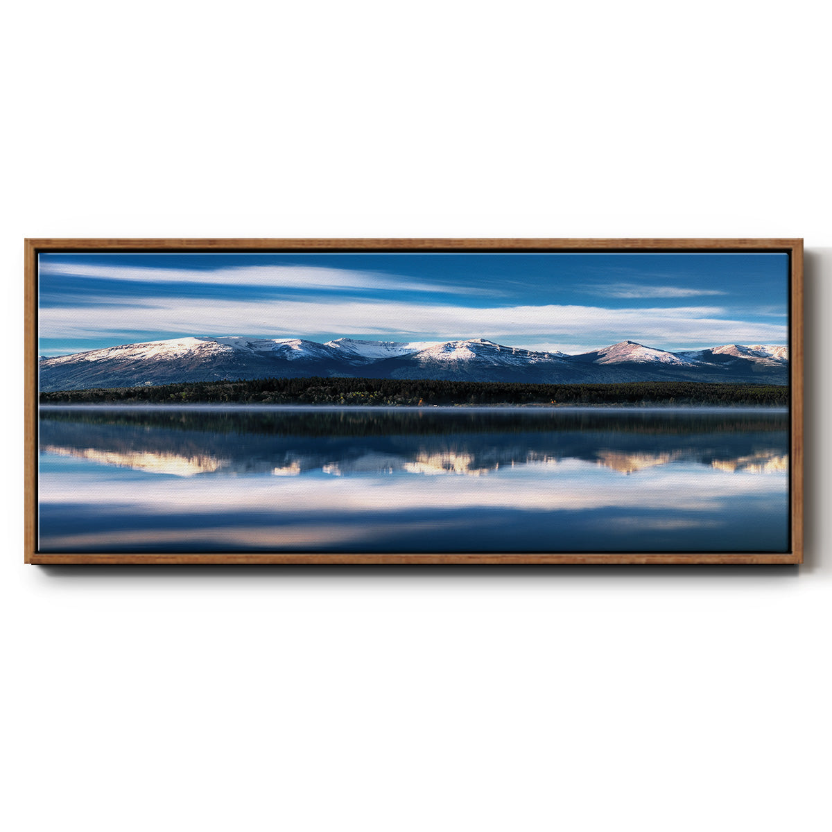 Pyramid Lake - Floater Framed Canvas Print