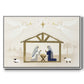 Away in a Manger Collection A - Framed Gallery Wrapped Canvas in Floating Frame