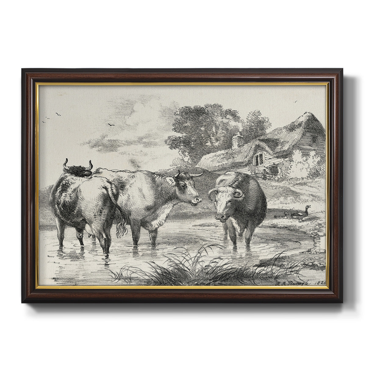 Rural Charms I Premium Framed Canvas- Ready to Hang