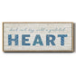 Grateful Heart - Floater Framed Canvas Print