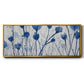 Blue Day Garden - Floater Framed Canvas Print