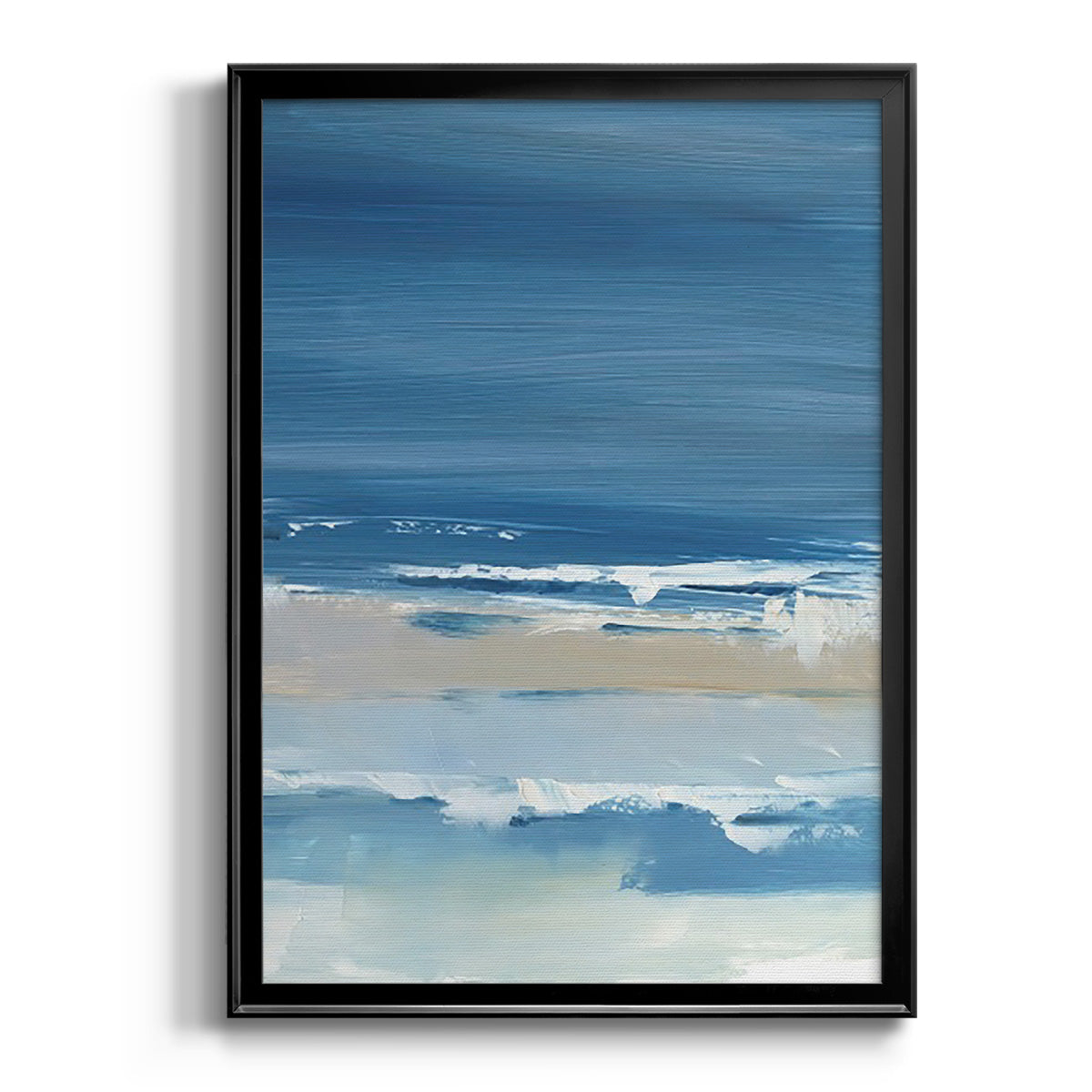 Coastal Colors II - Modern Framed Canvas Print