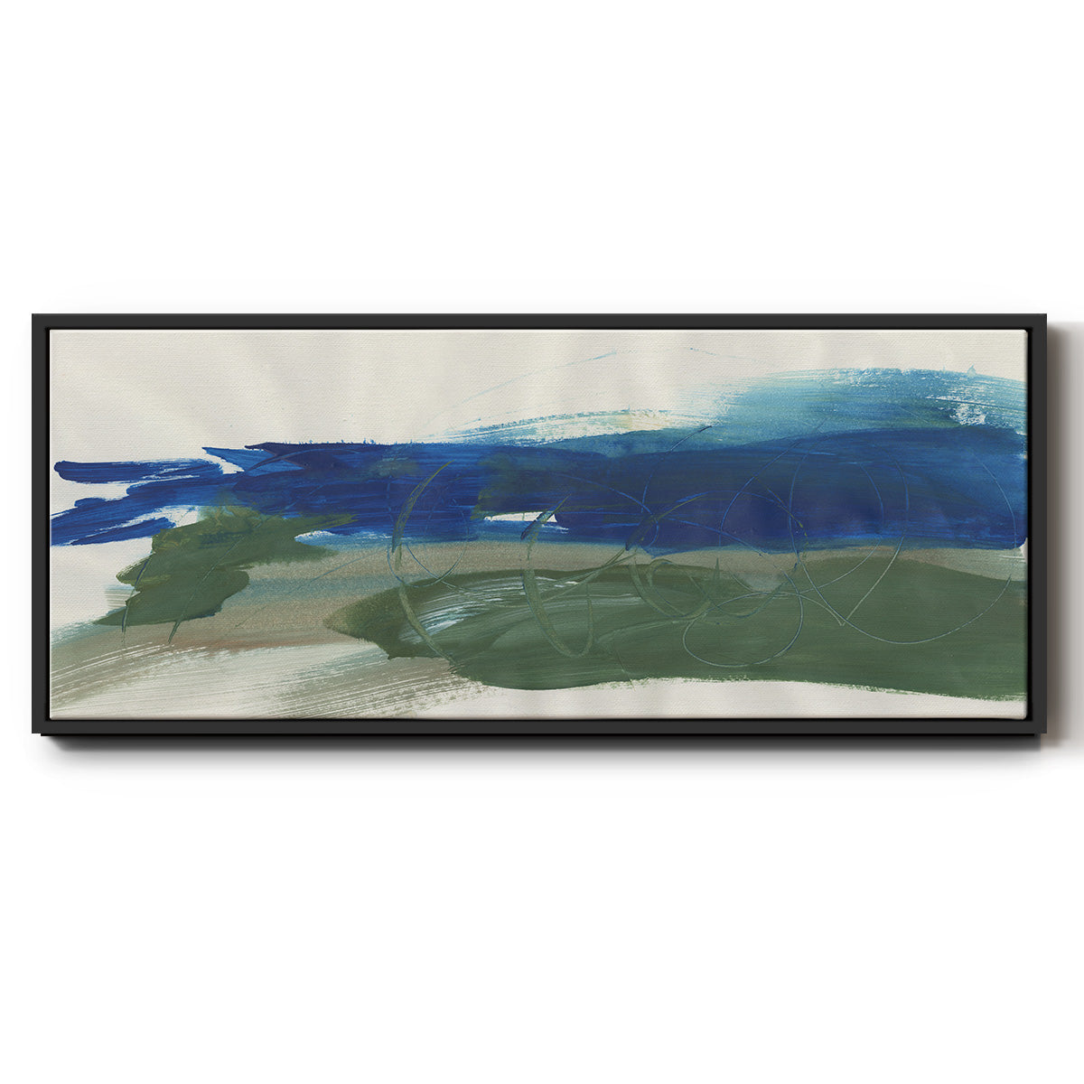 Mirages III - Floater Framed Canvas Print