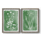 Green Botanical I - Premium Framed Canvas 2 Piece Set - Ready to Hang