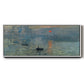 Impression Sunrise - Floater Framed Canvas Print