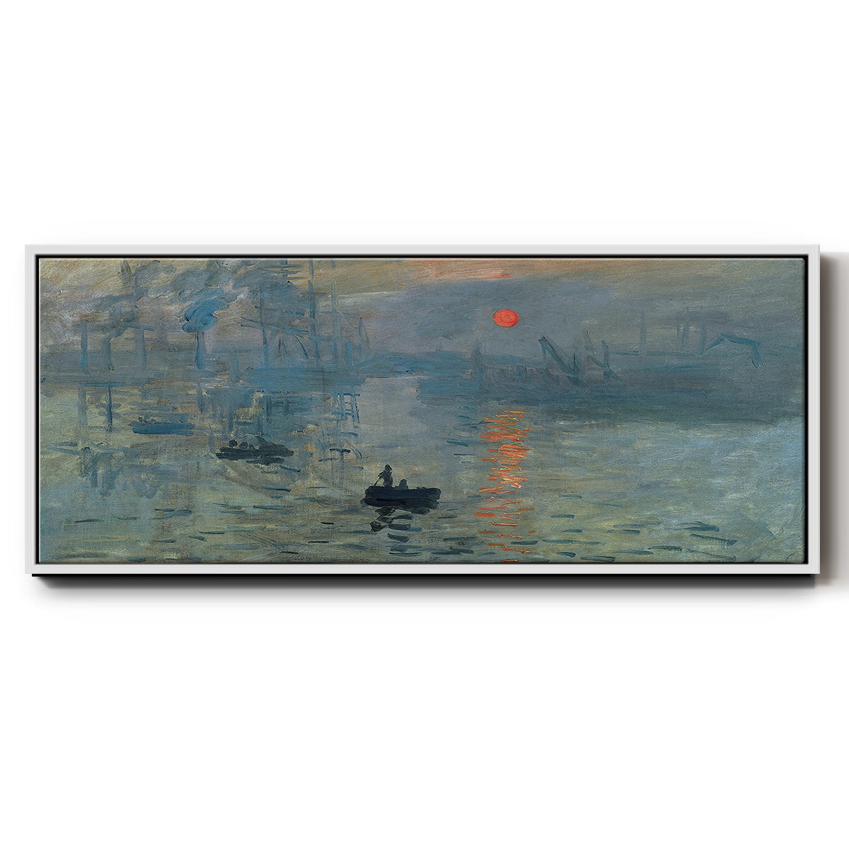 Impression Sunrise - Floater Framed Canvas Print