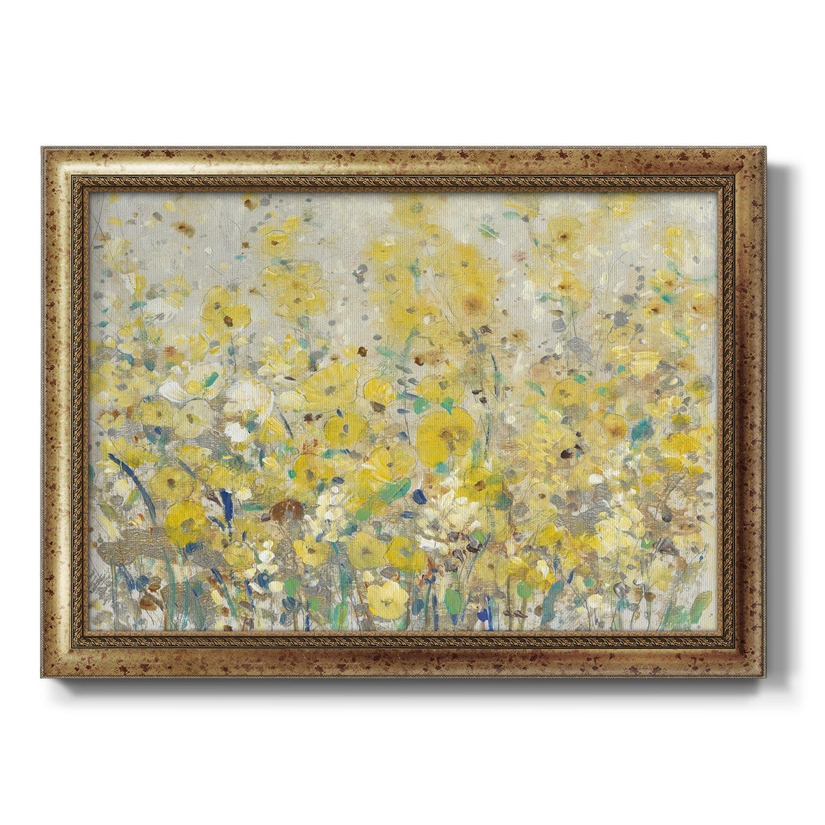 Cheerful Garden I Premium Framed Canvas- Ready to Hang