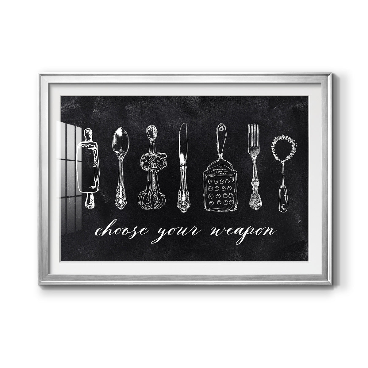 Choose Your Weapon Premium Framed Print - Ready to Hang