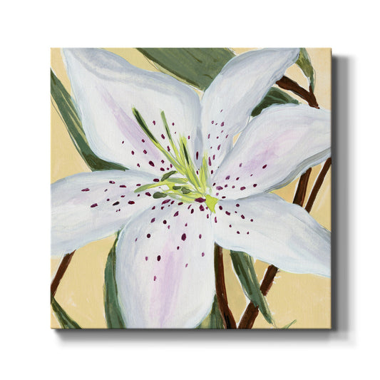 White Lily II - Canvas Art Print