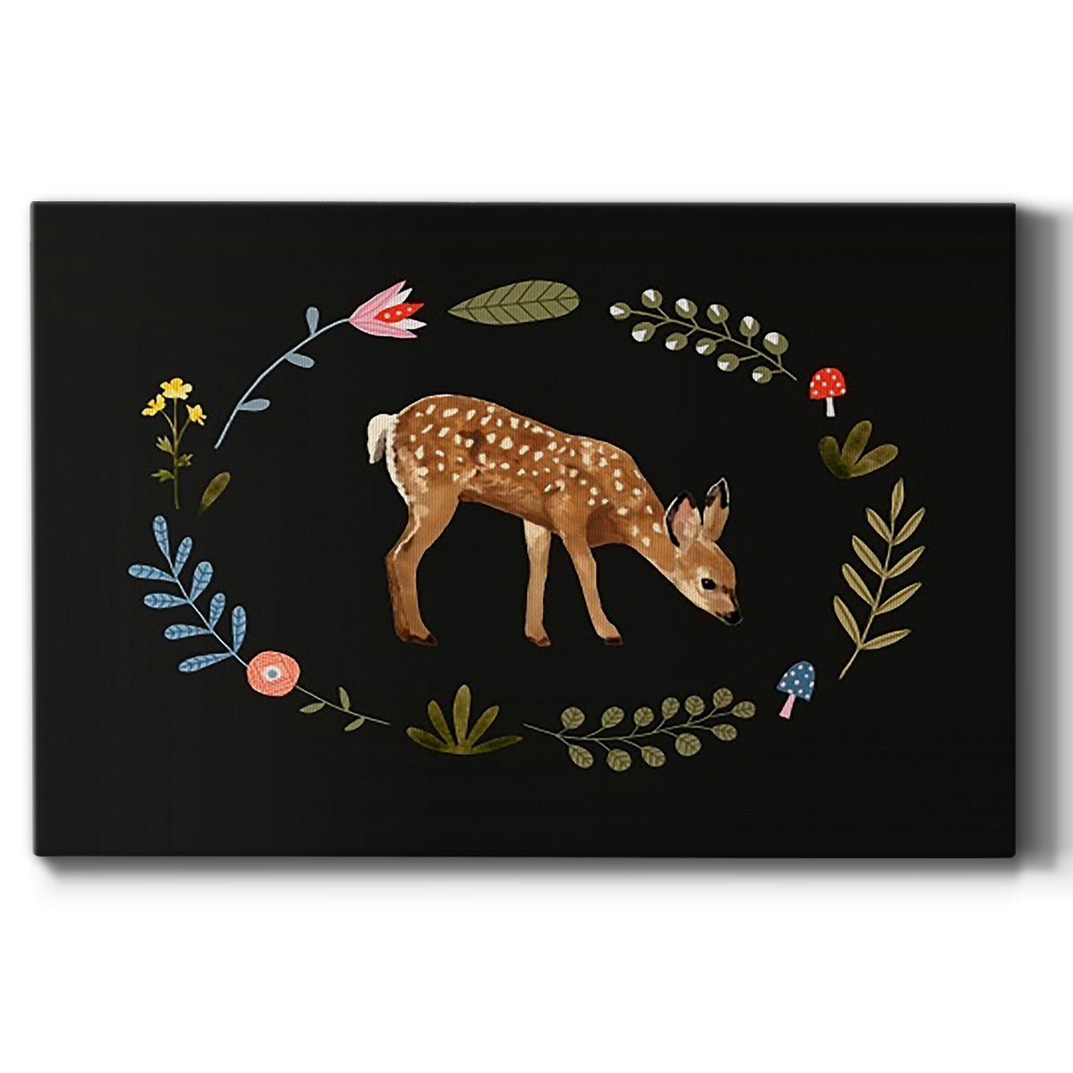 Critter & Foliage III - Canvas Art Print