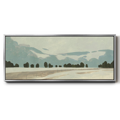 Farmland Study IV - Floater Framed Canvas Print