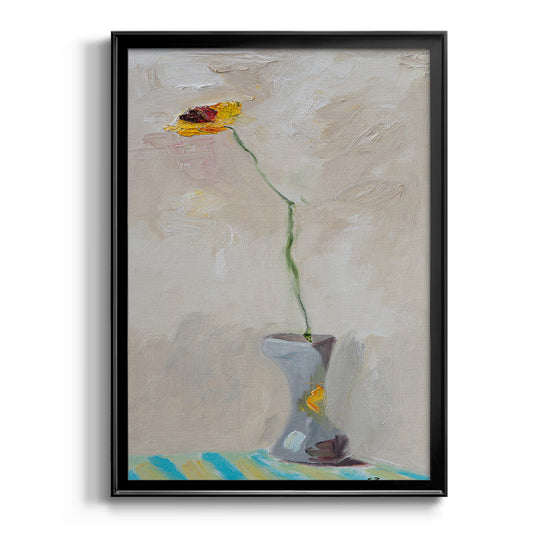 Single & Ready to Mingle - Modern Framed Canvas Print