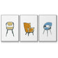 Take a Seat I - Floater Framed Canvas Set