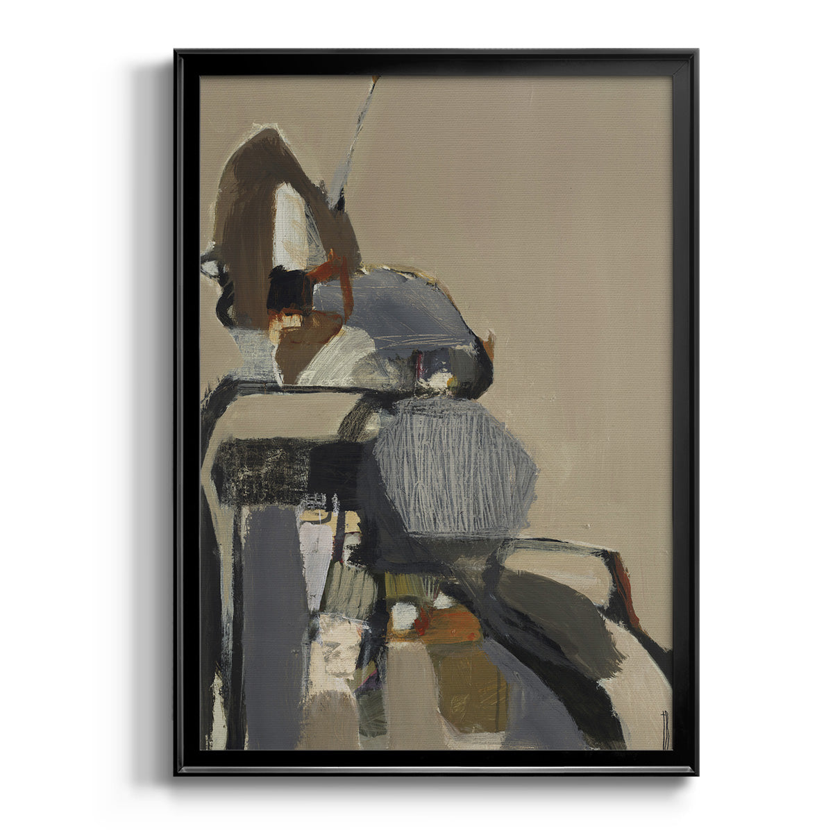 Landslide - Modern Framed Canvas Print