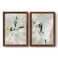 Scribble Veil I - Premium Framed Canvas 2 Piece Set - Ready to Hang