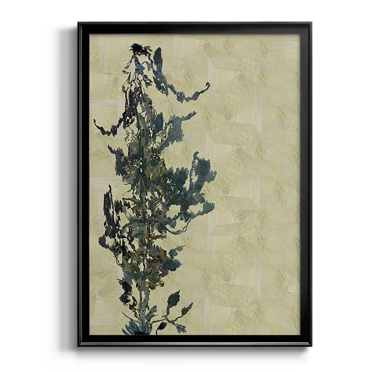 Chinoiserie 2 Tan II - Modern Framed Canvas Print