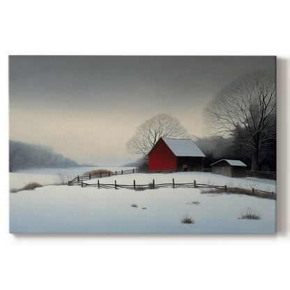 Dawn of Pale Winter Star - Canvas Art Print