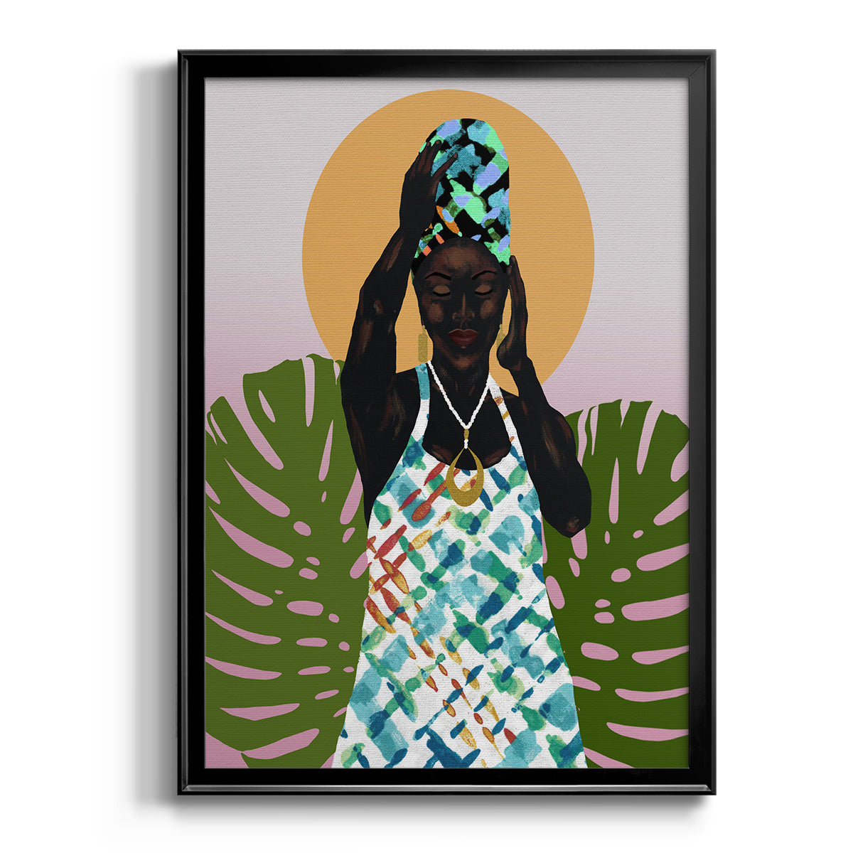 Her Faith - Modern Framed Canvas Print