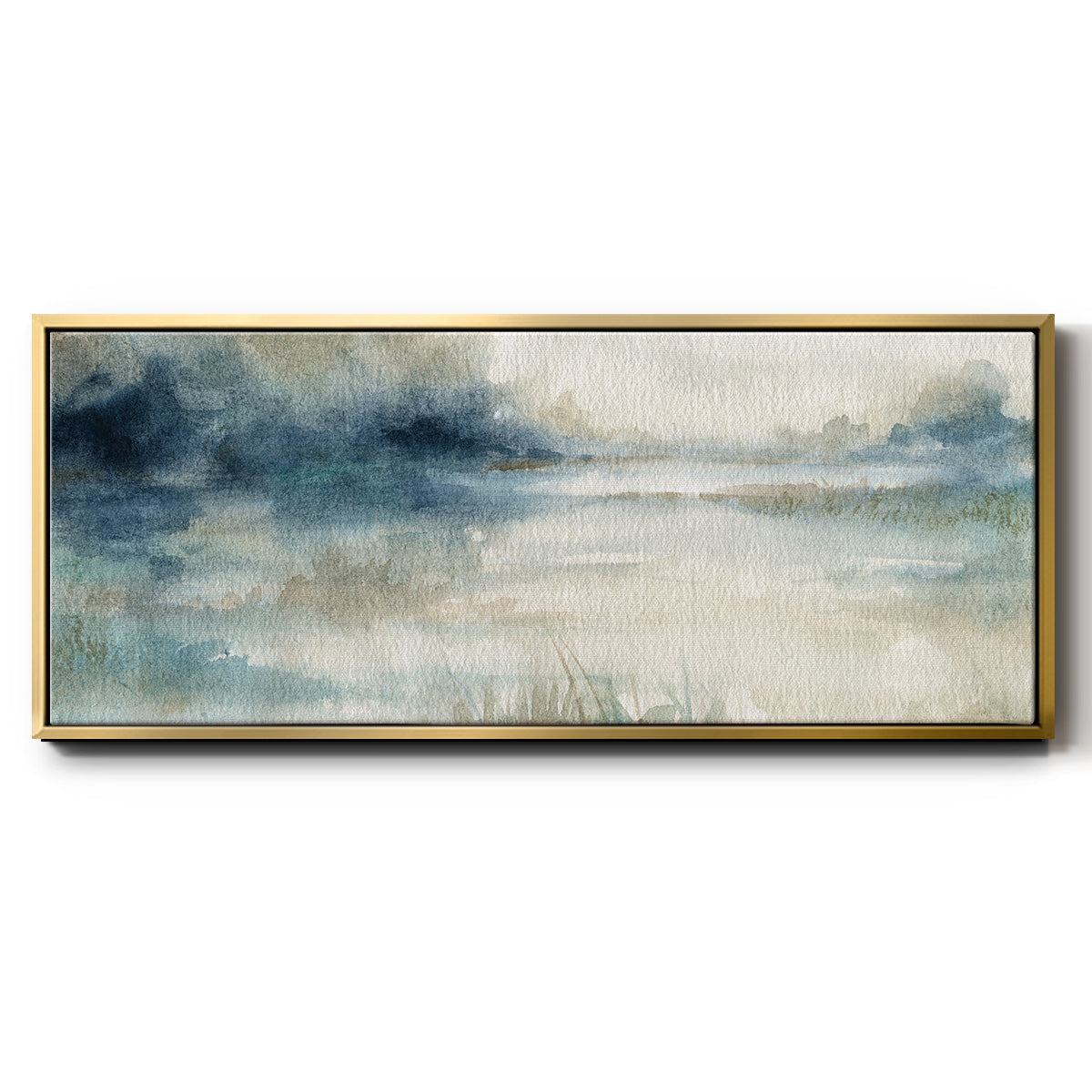 Still Evening Waters II - Floater Framed Canvas Print