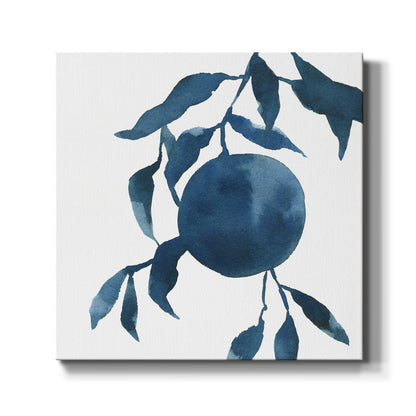 Indigo Oranges IV - Canvas Art Print
