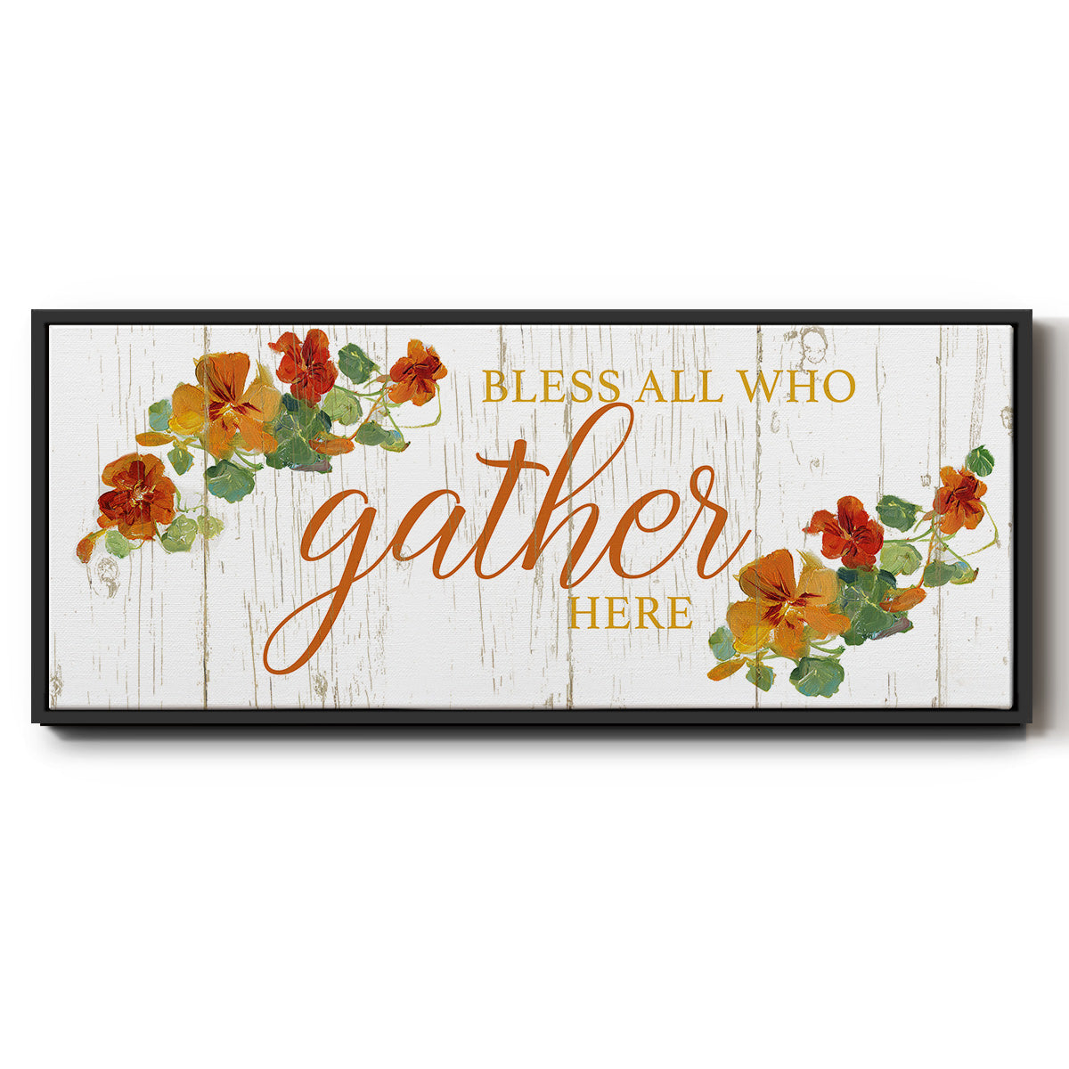 Gather Here - Floater Framed Canvas Print