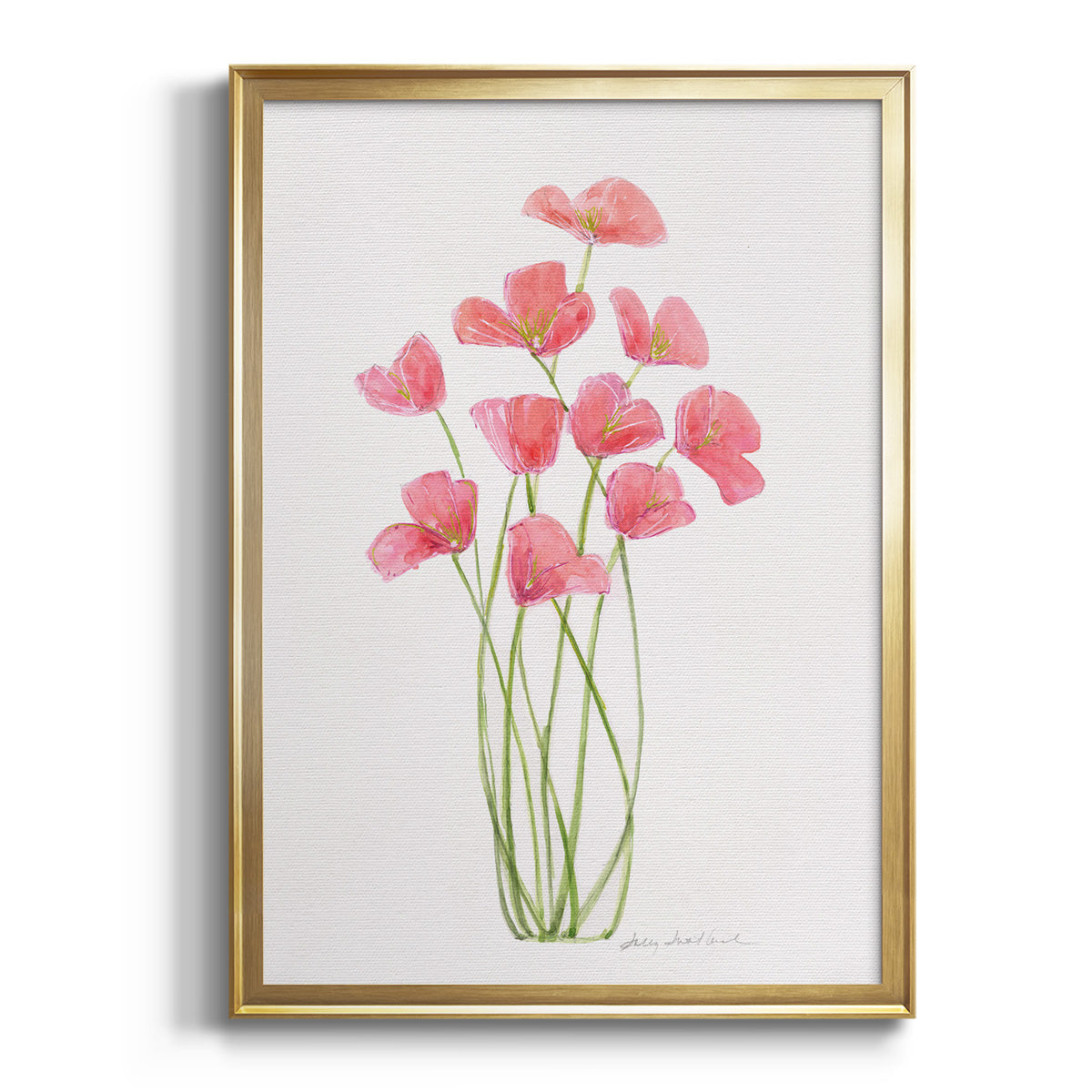 Intertwined Bouquet I - Modern Framed Canvas Print
