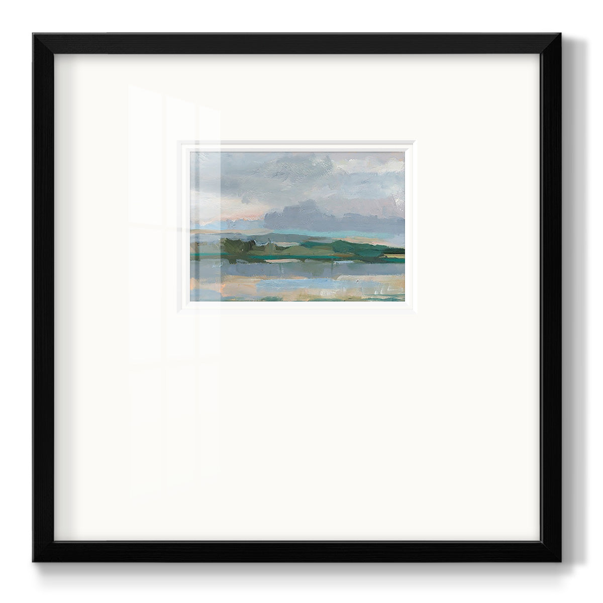 Twilight Vista Study II - Double Matboard Framed Print