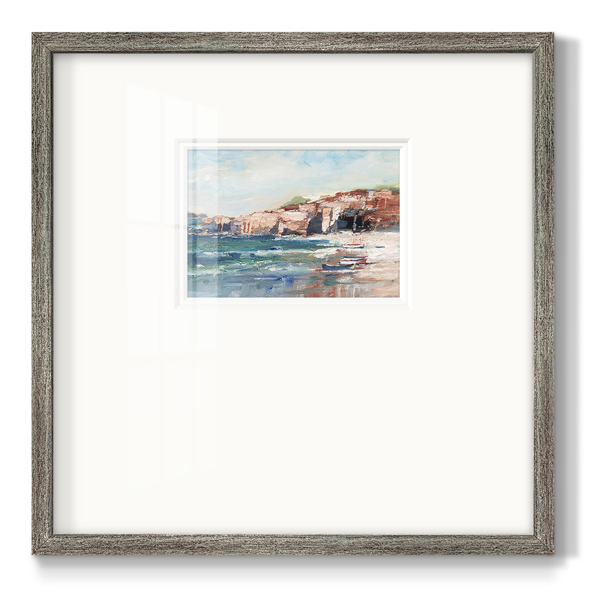 Sea Cliff Study II Premium Framed Print Double Matboard