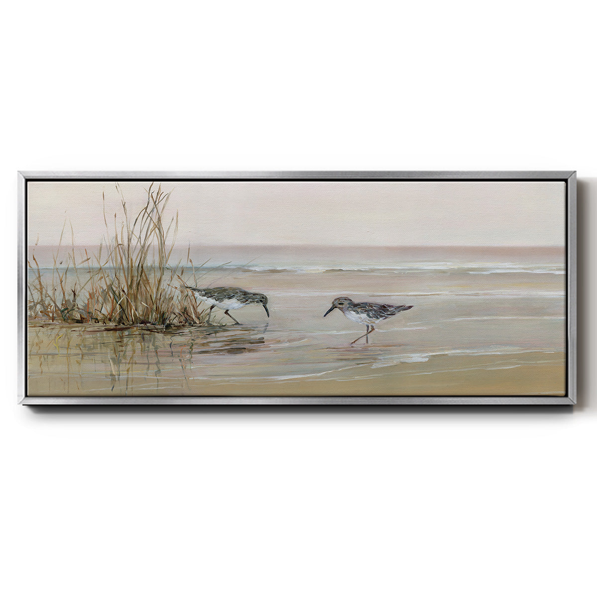 Early Risers I - Floater Framed Canvas Print