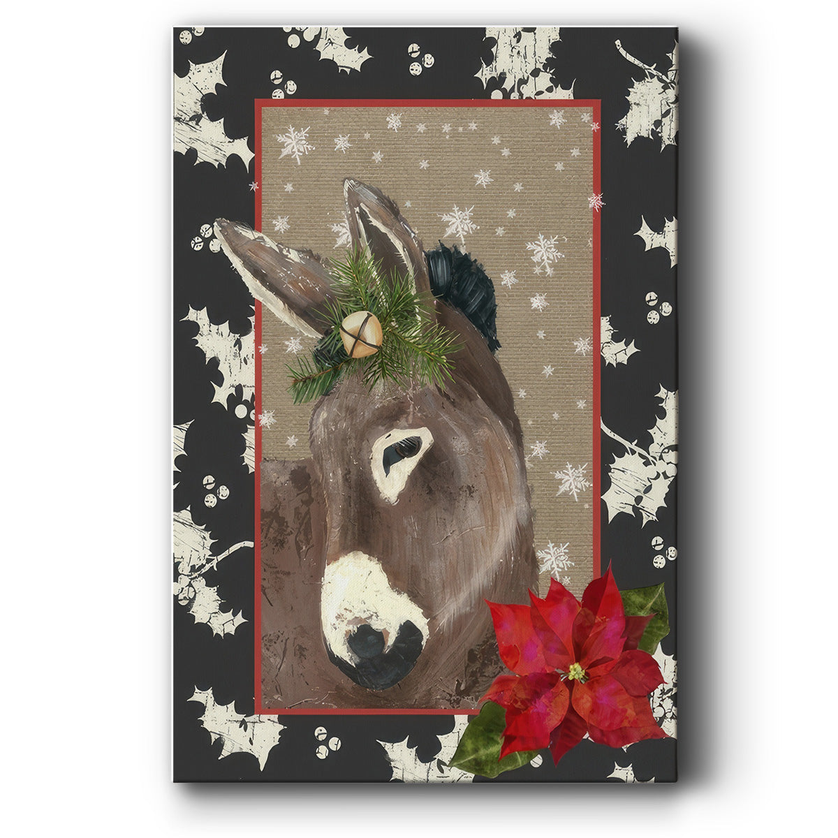 County Christmas Farm III - Gallery Wrapped Canvas