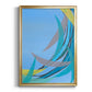 Circulating Flow II - Modern Framed Canvas Print