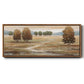 Linen Landscape I - Floater Framed Canvas Print