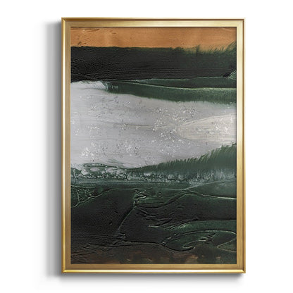 Embellished Coastal Plain II - Modern Framed Canvas Print