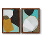 Graphica I - Premium Framed Canvas 2 Piece Set - Ready to Hang