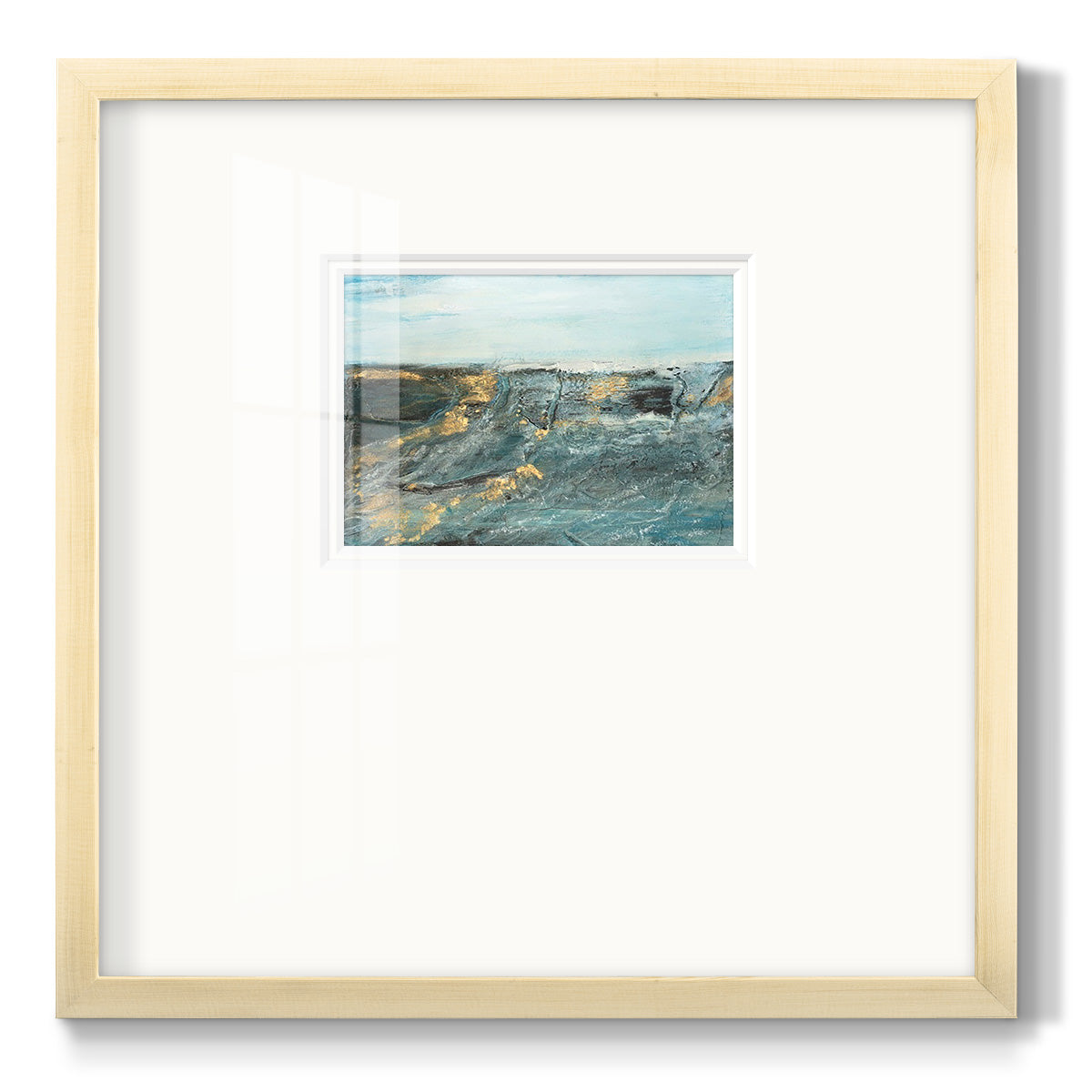 Flow of Love in Ocean I Premium Framed Print Double Matboard