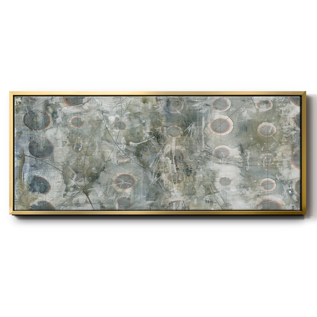 Recurrent - Floater Framed Canvas Print