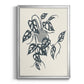Growing Leaves VI - Modern Framed Canvas Print