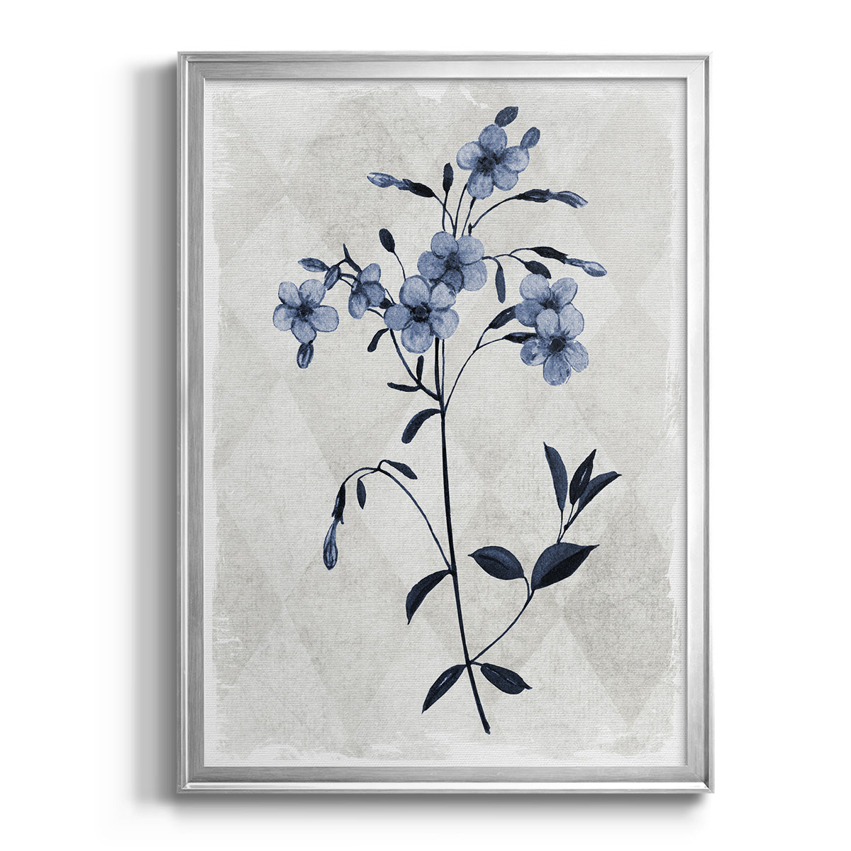 Harlequin Botanical III - Modern Framed Canvas Print
