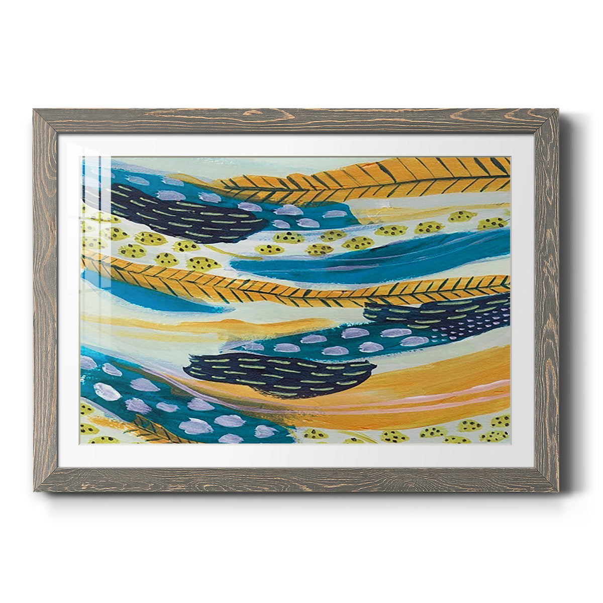 Feathery III-Premium Framed Print - Ready to Hang