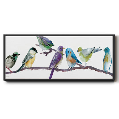 Colorful Spot - Floater Framed Canvas Print