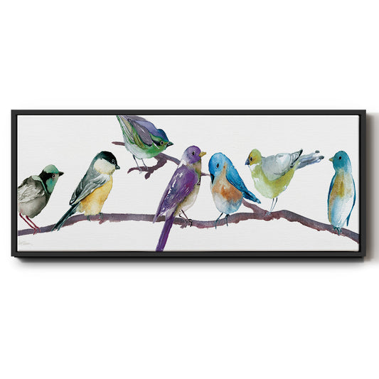 Colorful Spot - Floater Framed Canvas Print