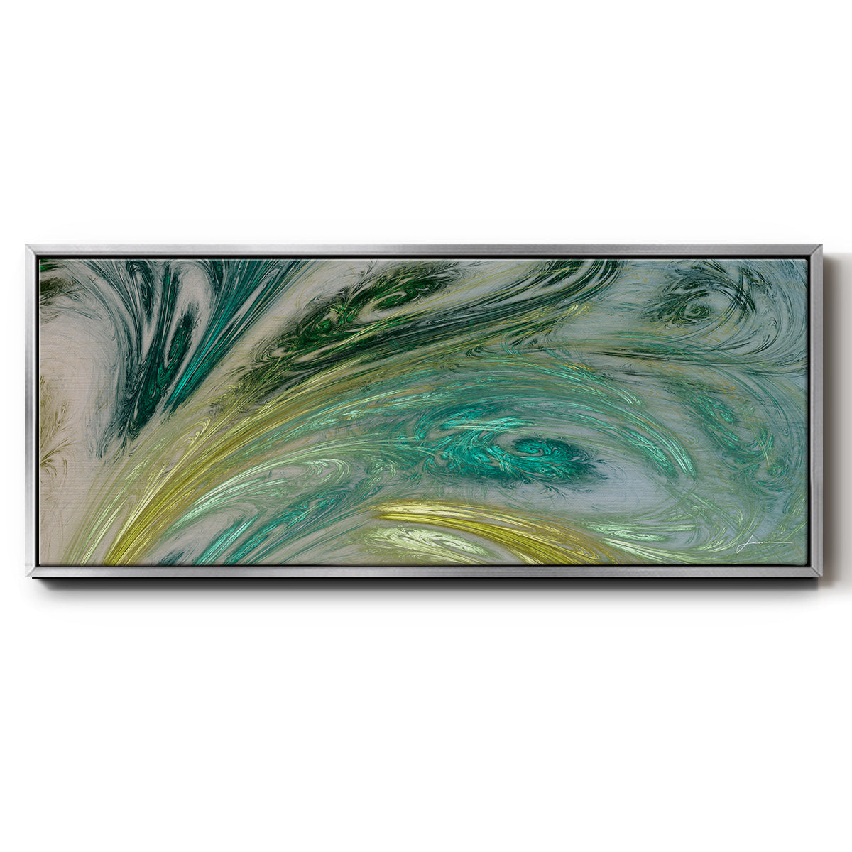 Altitude VI - Floater Framed Canvas Print